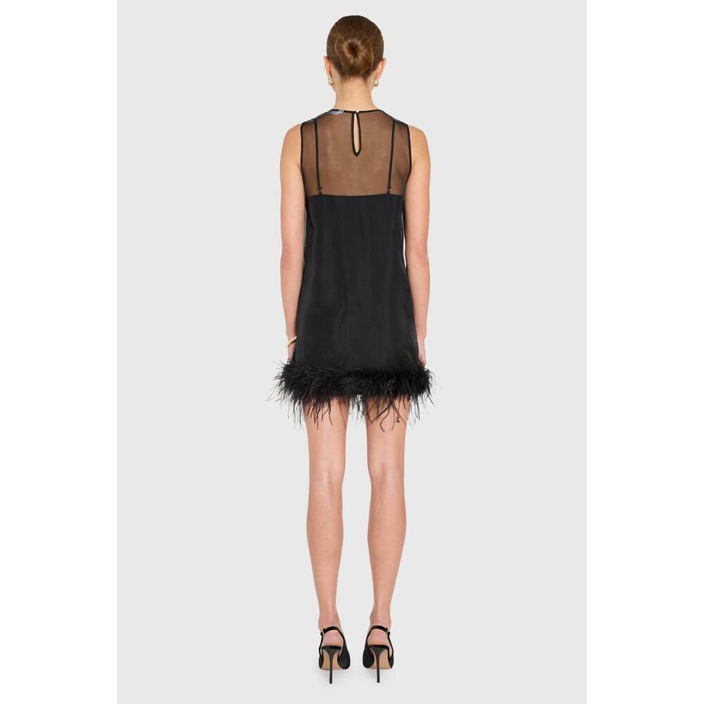 NEW AMANDA UPRICHARD minnie mini dress in black - Picture 4 of 5